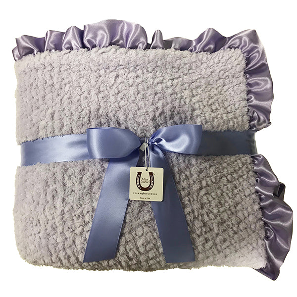 Lavender Chenille Throw