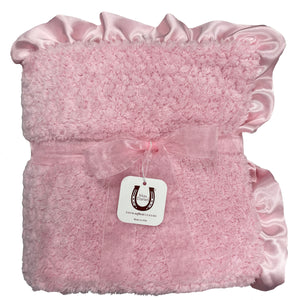 Pink Chenille Child Blanket