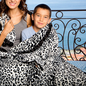 Black Jaguar Child Blanket