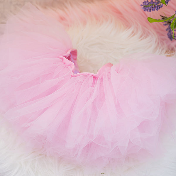 Pink Ruffle Bloomers with Leopard Bow - Max Daniel