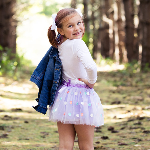 Purple Pastel Polka Dots Tutu Max Daniel