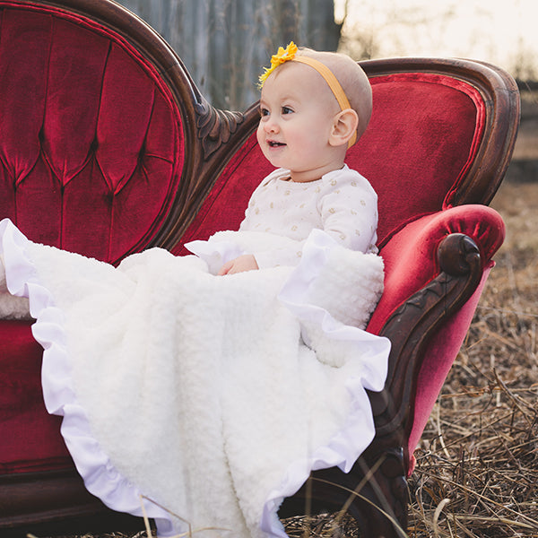 Lavender Chenille Child Blanket - Max Daniel