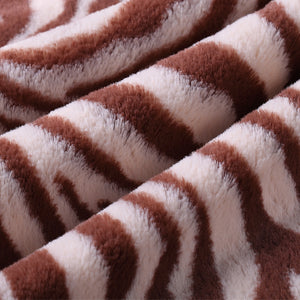 Tan Zebra Security Blanket