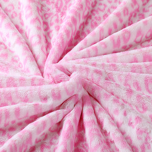 Hot Pink Jaguar Baby Blanket