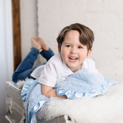 Lavender Chenille Child Blanket - Max Daniel