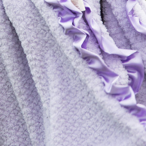 Lavender Chenille Child Blanket