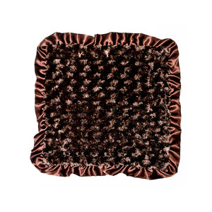 Chocolate Rosebuds Security Blanket